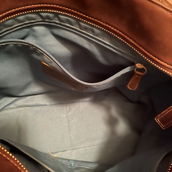 Coach Chelsea F14015 Soft Brown Leather Tote with Gold Hardware - Picture 14 of 15